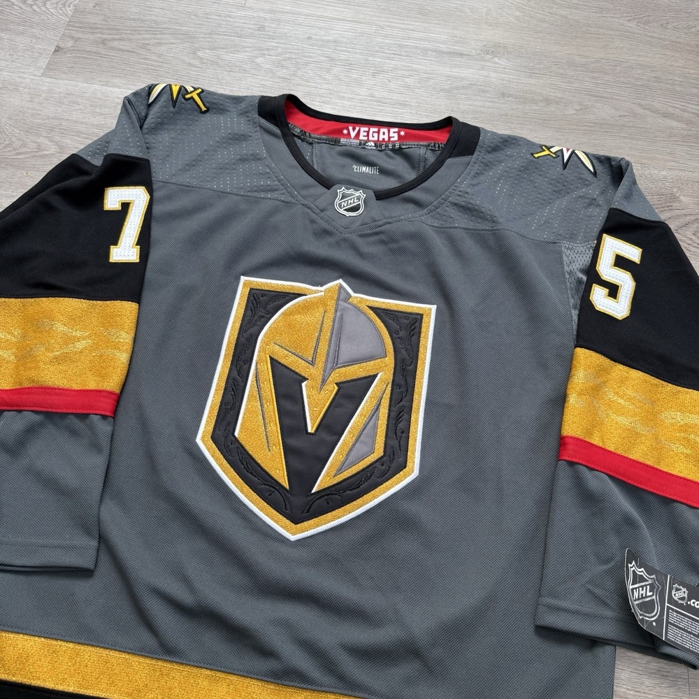 NEW Adidas NHL Vegas Golden Knights Ryan Reaves #75 Home Jersey NWT 52 L